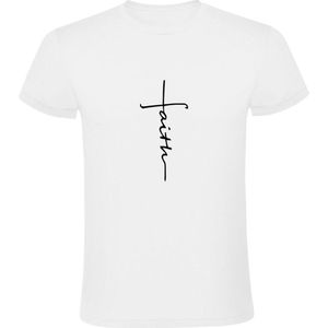 Faith Heren T-shirt - bijbel - god - geloof - gelovig - jezus - christelijk - goddienst - religie - vertrouwen