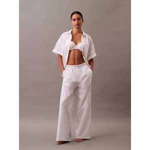 CK - Logo Waistband - Loungewear - Broek katoen - Wit - XS