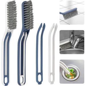 Multifunctionele vloernaadborstel 2-in-1 badkamerreinigingsborstel met haak voor badkamerreiniging .