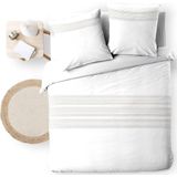 Douceur d'intérieur - Opera - Dekbedovertrekset - 240 x 220 cm - 100% Katoen met Geborduurde Geverfde Draden