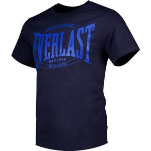 Everlast - Jersey T-shirt - Blauw - Korte Mouwen - Heren