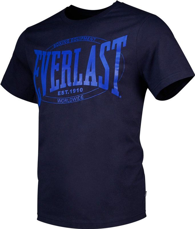 Everlast - Jersey T-shirt - Blauw - Korte Mouwen - Heren