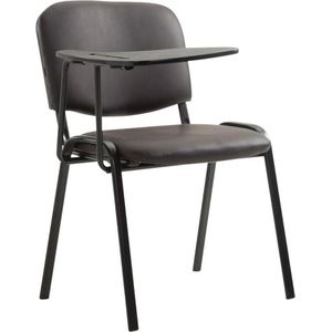 Kunstlederen stoel - Bureau - Klaptafel - Handig - Kunstleer - Bruin