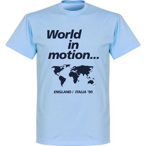 World In Motion T-shirt - Lichtblauw - S