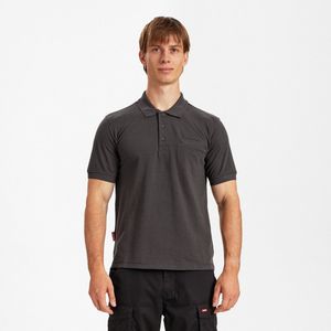 Engel - Extend - Poloshirt - Anthracite Grey - Met Borstzak