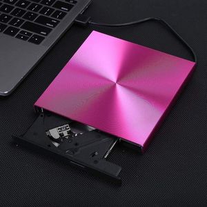 Optische drive draagbaar USB 3.0 cd/dvd +/- rw-drive Laptop/Desktop dvd/cd-rewriter-brander dvd-rw-schijfstation Roos
