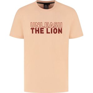 Max Verstappen - Unleash The Lion - T-Shirt - Peach