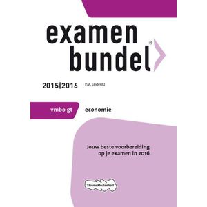 Examenbundel 2015/2016 vmbo-gt economie 2015/2016