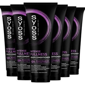 Syoss Fullness - Conditioner - Geeft Volume - Voeg Textuur Toe - Voordeelverpakking - 6x250 ml
