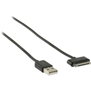 Valueline 30-pins naar USB kabel - 1 meter