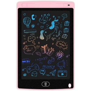 LCD Tekentablet Kinderen - Roze - Speelgoed - 3 Jaar - 4 Jaar - 5 Jaar - 6 Jaar - 7 Jaar - 8 Jaar - Schrijfbord - Tekenbord - Kado Tip - Kinder Cadeautjes - Kinderen - eWriter - Writing Tablet - Reisspeelgoed