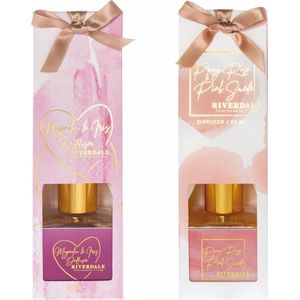 Riverdale geurstokjes - boutique - 2 geuren magnolia & iris
