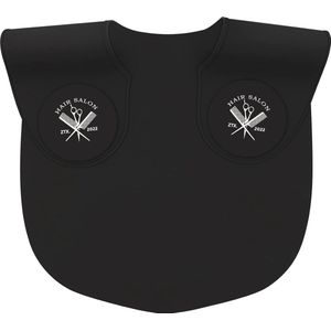 Luvetrex ® Kapsalon Stylist Knipkraag, Rubberen Nekband Nekbescherming voor Haarsnit Haarverf, Zwart-d