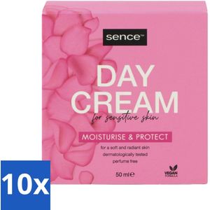Sence - Gevoelige Huid - Dagcrème - Verzachtend - 50 ml - Bulkverpakking - 10 stuks