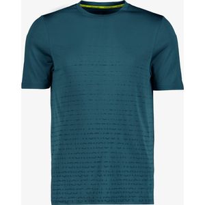 Osaga Dry seamless heren sport T-shirt blauw - Maat S