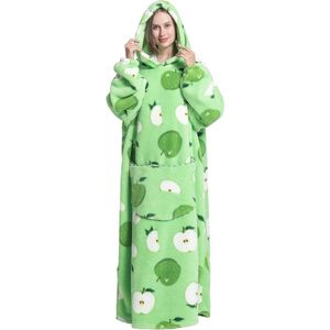 Oversized Sherpa Fleece Hoodie Deken voor Comfortabel en Gezellig Thuisgebruik - Perfecte Kerst- en Verjaardagscadeau