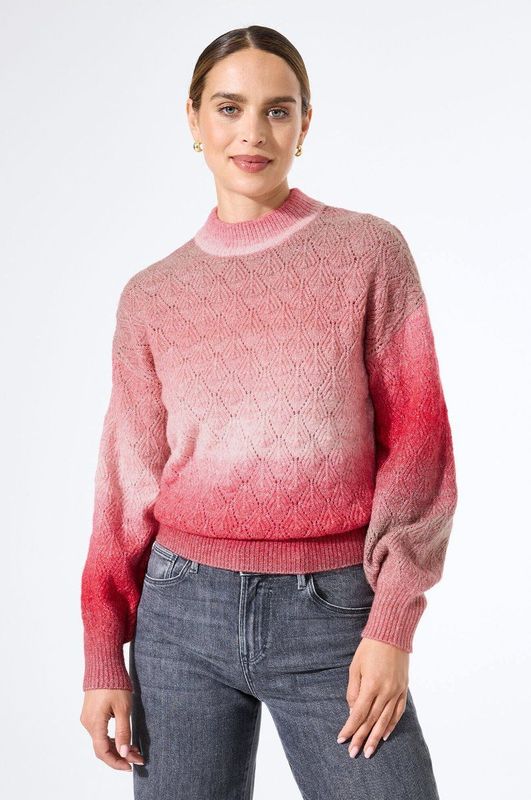 GARCIA - Effen Trui - Rood - Lange Mouw