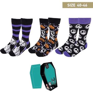 Nightmare Before Christmas Sokken Cadeauverpakking 3 Paar - Maat 40-46