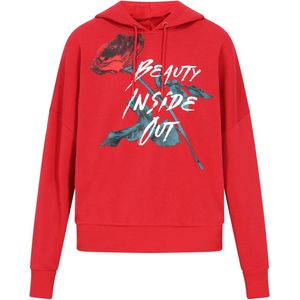 myMo - ROCKS - Sweatshirt - Petrol - Rood - Zwart - Wit