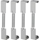 ProPlus Kentekenplaatklem - Kentekenclip - met Veer - Verzinkt Staal - 124 x 24 mm - 4 stuks