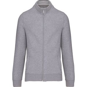 Kariban Herensweater met rits K456 - Oxford Grey - M