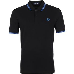 Fred Perry - Polo M3600-P24 Zwart - Slim-fit - Heren Poloshirt Maat XS