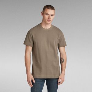 G-star Essential Pique T-shirt Met Korte Mouwen Bruin XL Man