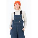 Protest Prtadan - Skibroek Dames - Salopette - Zak met rits - Waterkolom 10K – Dark Sky Denim