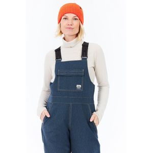 Protest Prtadan - Skibroek Dames - Salopette - Zak met rits - Waterkolom 10K – Dark Sky Denim