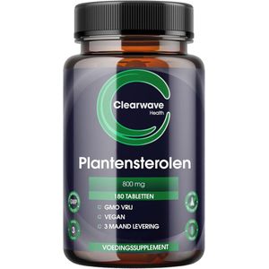 Plantensterolen 800 mg - Ondersteun de Hartgezondheid - 180 Tabletten
