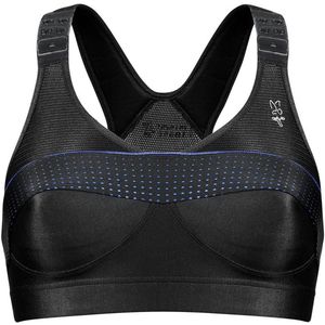 Sport Bh - Wit/Blauw - 68% Polyamide, 19% Polyester, 13% Elastaan