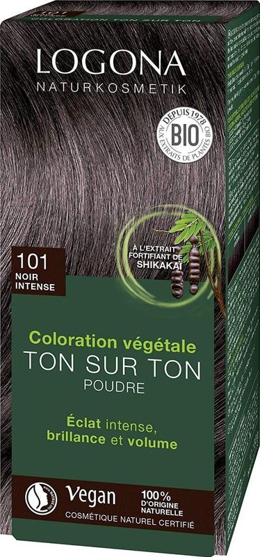 Logona - Haarkleuring - Intens Zwart - 100 Gram