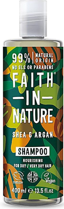 Faith In Nature - Shea & Argan - Shampoo - 400ml