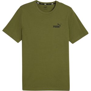 PUMA ESS Small Logo Tee (s) Heren T-shirt - Olive Green