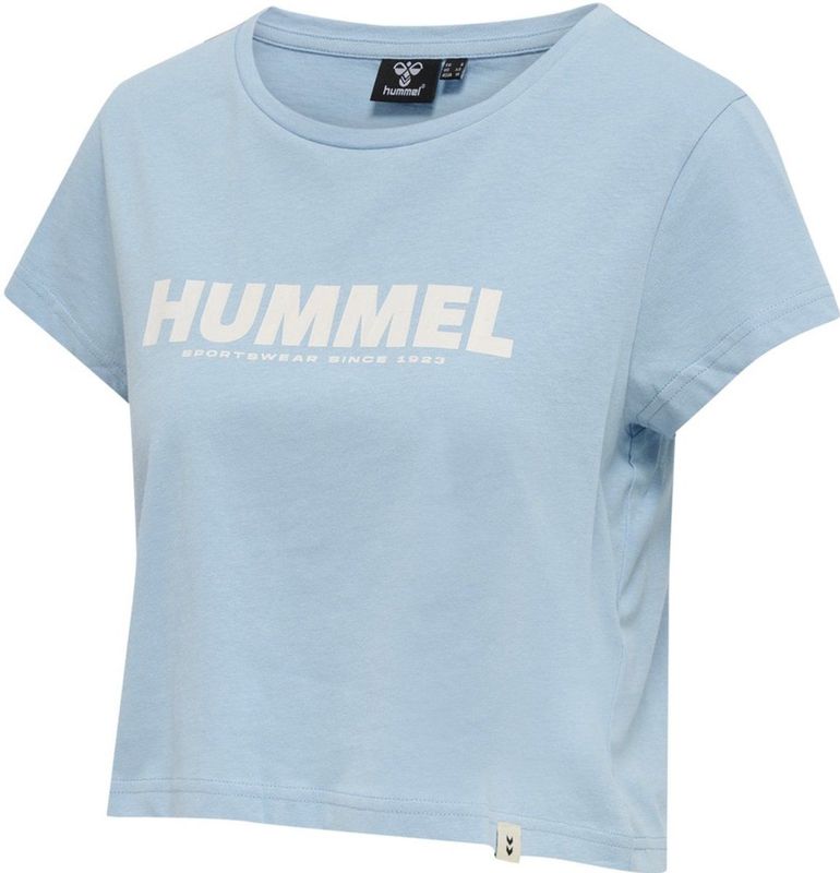 Hummel - Hmllegacy Woman Cropped T-Shirt - Placid Blue