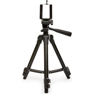 Kikkerland Tripod statief voor smartphone - Universele telefoonhouder - Inclusief ingebouwd waterpas