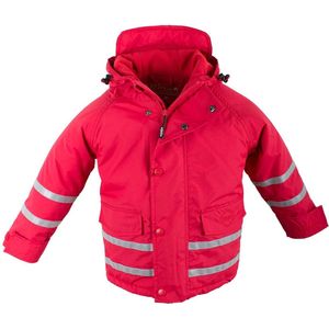 BMS Kinder Jacke Skipperjacke Kids Taslan/Sorona Rot-92