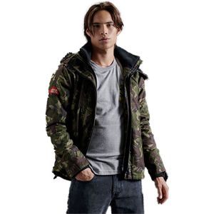 SUPERDRY Ottoman Arctic All Over Print Windjack Mannen Groen - Maat XL