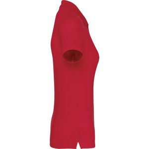 Polo Dames S WK. Designed To Work Kraag met knopen Korte mouw Red 65% Polyester, 35% Katoen