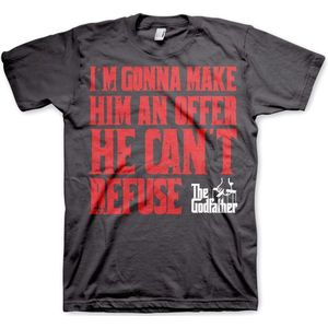 The Godfather I'm Gonna Make Him An Offer Dark-Grey-XL