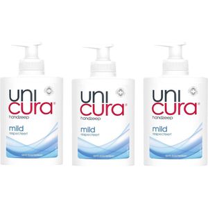 Unicura Zeeppomp Mild - Voordeelverpakking 3 x 250 ml - Met Aloe Vera - Voor de Gevoelige Huid