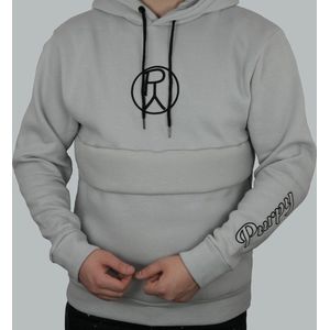 Purpy Hoodie Grey M - hoodie - oversized - met grote zak - Purpy - trui met zak - super warm - extra comfortabel - designer hoodie - streetwear hoody - reis hoodie - Reizen - super zacht