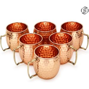 Equivera Moscow Mule Bekers - Moscow Mule Beker - Moscow Mule - Moskow Mule Bekers - Cocktailglas - Cocktailglazen