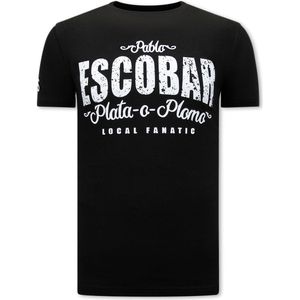 Escobar Pablo Heren T-shirt - Zwart