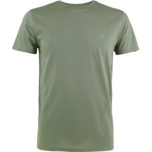 Lacoste small logo O-hals shirt groen - 6XL