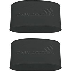 Daily Access - Scheenbeschermer band- Sokophouder- Shin Pad holder - Guard Stay- Siliconen - Voetbal - One Size - Zwart