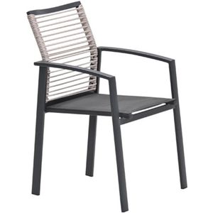 Cosmo dining fauteuil - rope natural - gevuld textileen