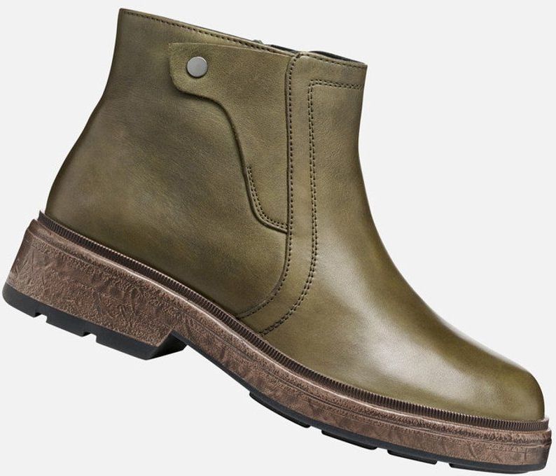 GEOX - Swelen - Enkellaarsje - Mosgroen