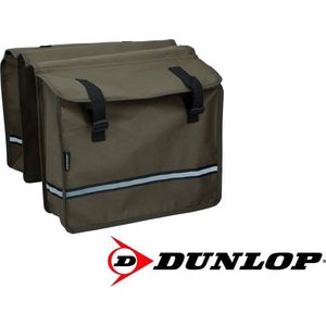 Dunlop Dubbele Fietstas - Bruin - 26 liter
