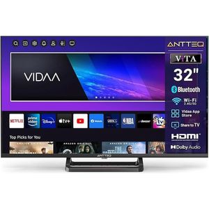 Antteq - V32-AH3Q1L-BT Smart TV - 32 Inch - HD - WiFi - 2024